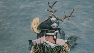 A Plasticine Crow Trailer