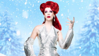 A Red & Silver Christmas Trailer