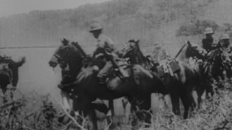 A Skirmish with the Boers Near Kimberley by a Troop of Cavalry Scouts Trailer