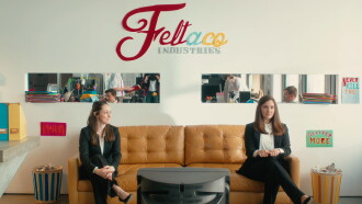 American Felt Building Trailer