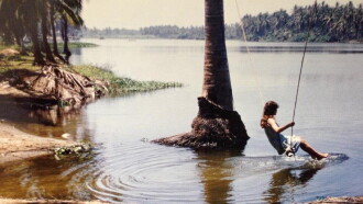An Island Surrounded by Water Trailer