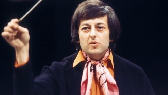 Andre Previn at the BBC Trailer