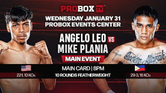 Angelo Leo vs. Mike Plania Trailer