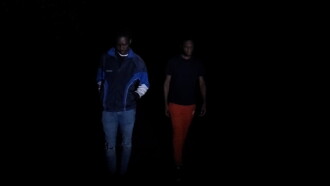 At the Entrance of the Night Trailer