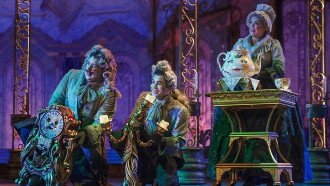 Beauty and the Beast on the Disney Dream Trailer