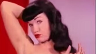 Bettie Page In Red Lingerie Trailer