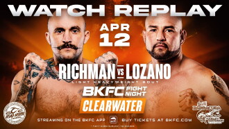 BKFC Fight Night Clearwater: Richman vs. Lozano Trailer
