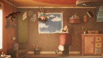 Blue Wall Trailer