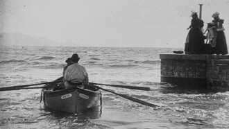 Boat Leaving the Port Trailer