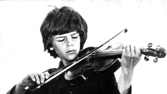 Car, Violin and Blot the Dog Trailer