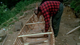 Cesar's Bark Canoe Trailer