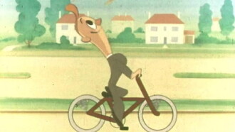 Charley in New Town Trailer
