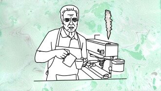 Christopher Walken's Coffee Shop Trailer