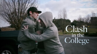 Clash in the College Trailer