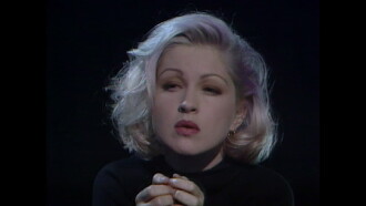 Cyndi Lauper at the BBC Trailer