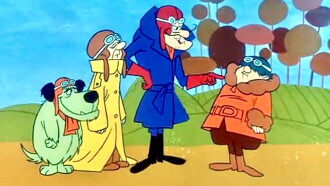 Dastardly and Muttley in their Flying Machines Trailer