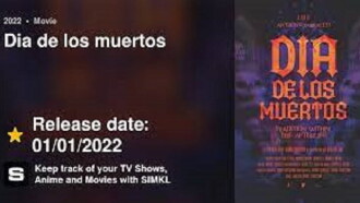 Dia de los muertos Trailer