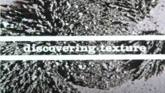 Discovering Texture Trailer