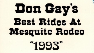 Don Gay's Best Rides At Mesquite Rodeo 1993 Trailer