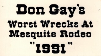 Don Gay's Worst Wrecks At Mesquite Rodeo 1991 Trailer
