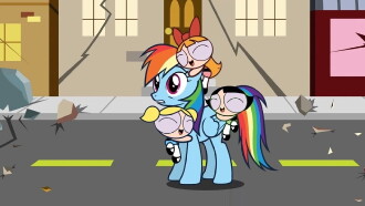 Double Rainboom Trailer