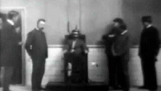 Execution of Czolgosz with Panorama of Auburn Prison Trailer