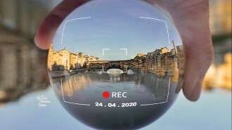 Florence in a Glass Ball Trailer