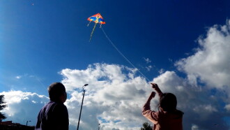 flying a kite Trailer