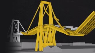 Genoa Bridge Disaster Trailer