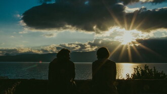 Grandfather and Grandson Trailer