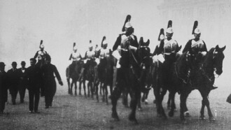 Guards on Horseback Trailer