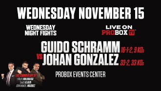Guido Emmanuel Schramm vs. Johan Gonzalez Trailer