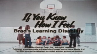 If You Knew How I Feel: Brad's Learning Disability Trailer