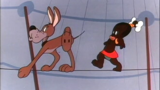 Inki at the Circus Trailer