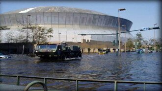 Inside Hurricane Katrina Trailer