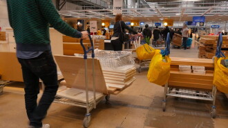 Inside IKEA Trailer