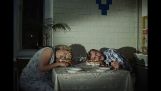 Int. Kitchen. Night Trailer