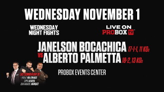 Janelson Bocachica vs. Alberto Palmetta Trailer