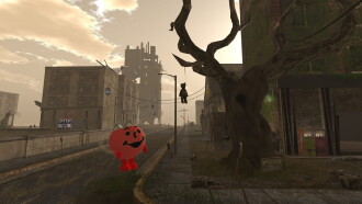 Kool-Aid Man in Second Life Trailer