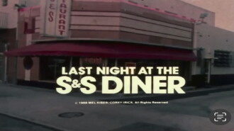 Last Night at the S&S Diner Trailer