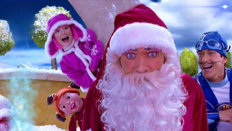 LazyTown Surprise Santa Trailer