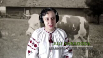 Learning to Milk a Cow Trailer