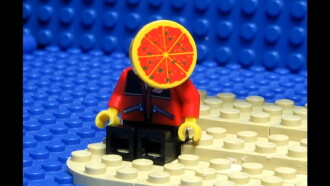 Lego Desert Island Trailer