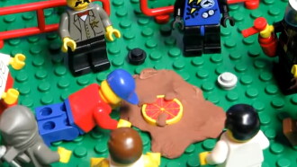 Lego Pizza Delivery Trailer