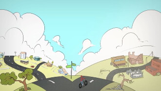 Lil Red is Riding the Wrong Way in the Hood Trailer