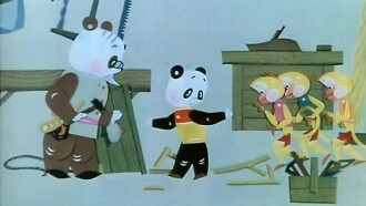 Little Panda Learns Carpenter Trailer
