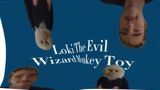Loki The Evil Wizard Monkey Toy Trailer
