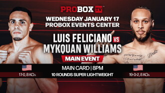 Luis Feliciano vs. Mykquan Williams Trailer