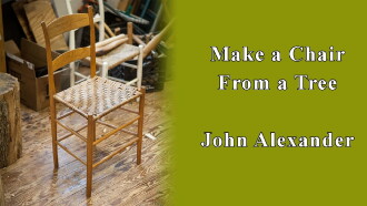 Make a Chair From a Tree Trailer