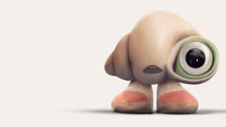 Marcel the Shell with Shoes On Trailer